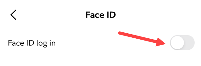 disable fidelity face id