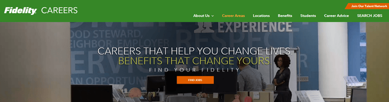 fidelity careers homepage