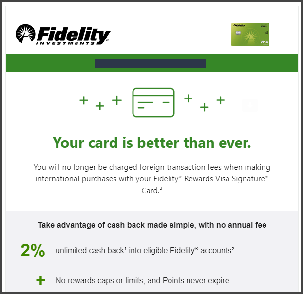 fidelity foreign transaction fee email